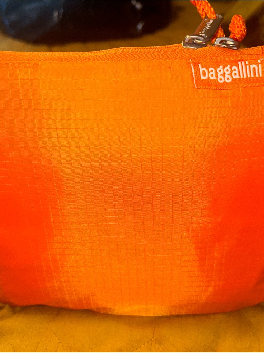 Baggallini Bright Orange Compact Cosmetic Pouch